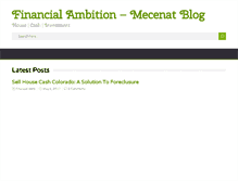 Tablet Screenshot of ambition-mecenat.org